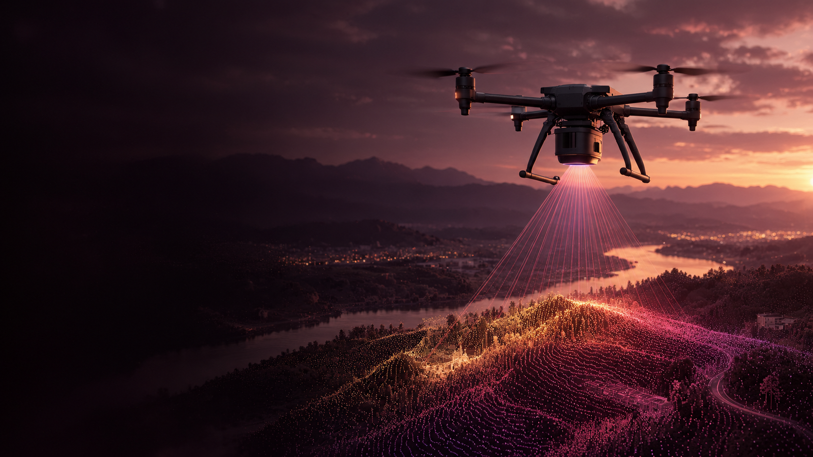 DJI Zenmuse L3 aerial LiDAR system